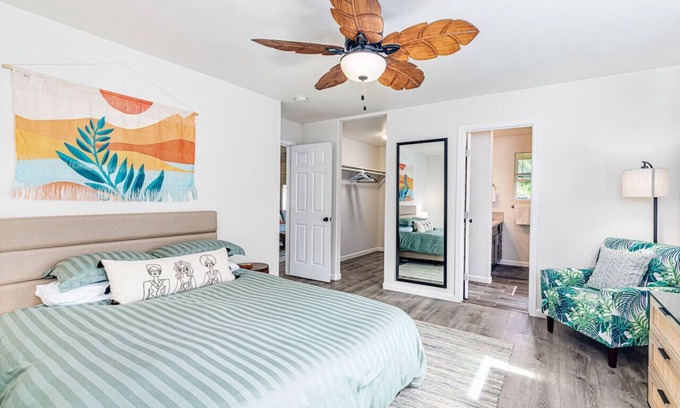 Keaau House | Peaceful Petfriendly Paradise Home | with A/C