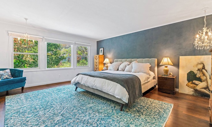 Point Reyes Station House | Peaceful Point Reyes Home Near Seashore