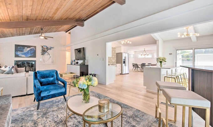 Smyrna House | Peaceful Smyrna Home w/Wood-Burning Fire Pit