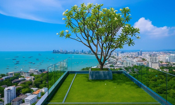 Pattaya Bay Condo | Peaceful stay beach pool walking street nearby in Pattaya City