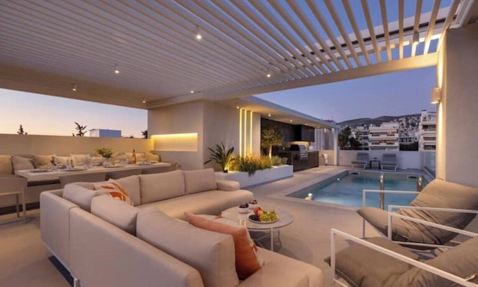 Voula Apartment | Penthouse & Pool Athens Riviera