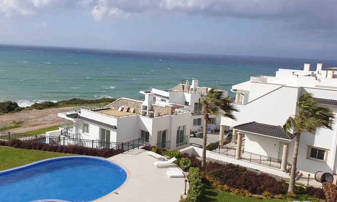 Kalo Chorio Apartment | Penthouse Poseidon happy families & friends sea + mountain view, BBQ, large roof
