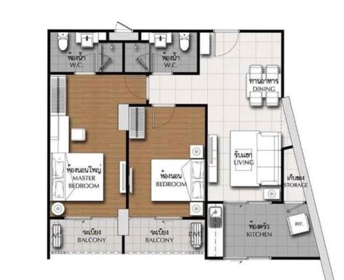 Nong Pa Khrang Apartment | Penthouse Supalai Monte