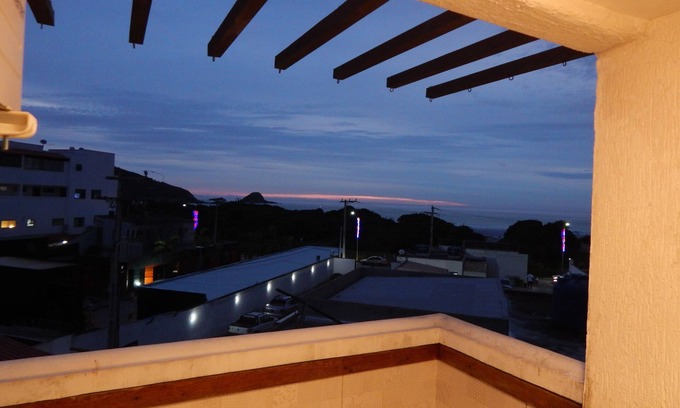 Praia Grande Apartment | Penthouse with barbecue and beautiful sea view 3 bedrooms near the kiosks.