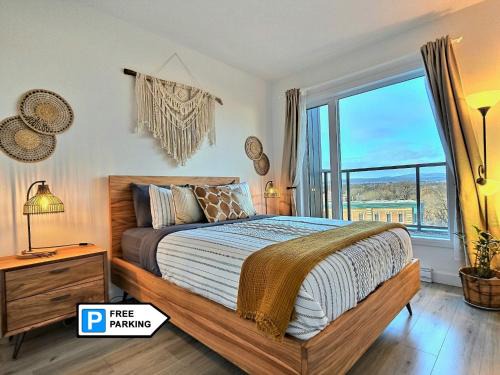 La Cite-Limoilou Apartment | Penthouse With FREE indoor Parking Downtown