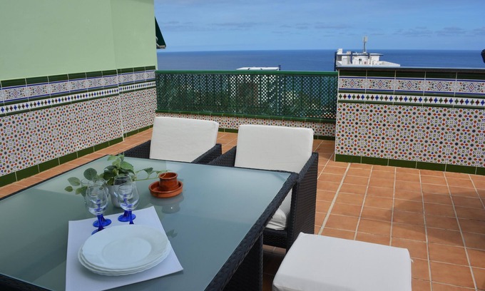 Las Caletillas Apartment | Penthouse with see view and pool in Las Caletillas free WIFI