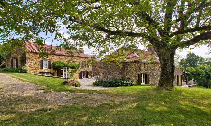 Saint-Laurent-la-Vallee House | Pérance - Two houses completely renovated with private heated pool