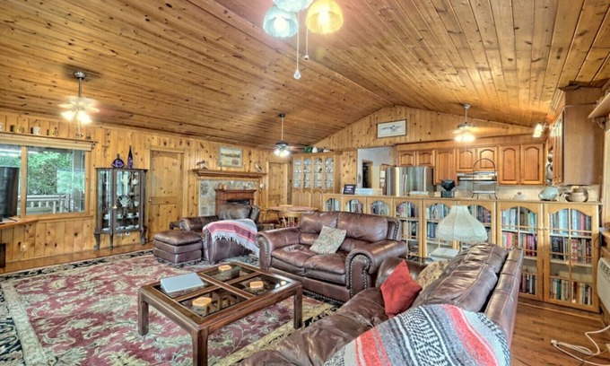 Clayton House | Perch on Burton: Top Patio & Bottom Dock Retreat
