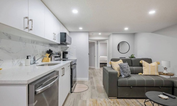 Airdrie House | Perfect 2BR Airdrie Suite - Near Calgary, WiFi