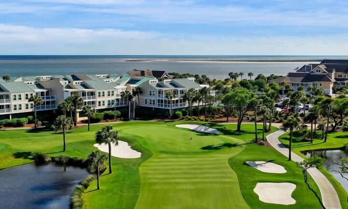 Seabrook Island Condo | PERFECT 2BR Seabrook Getaway, Pool Access, Golf View, One Block to Beach & Club!
