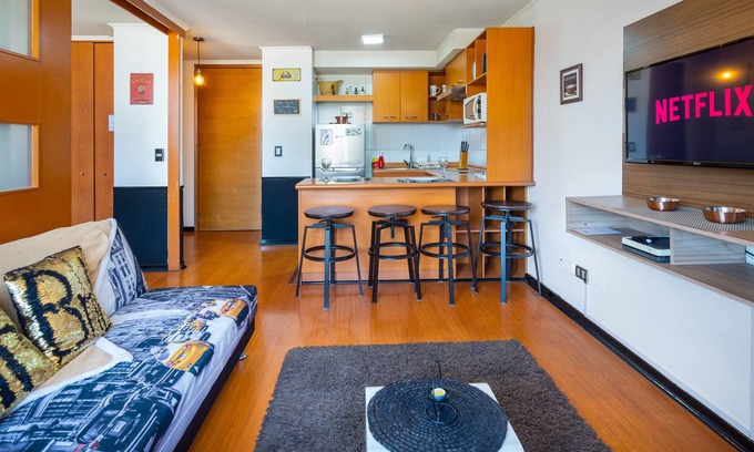 Downtown Santiago Apartment | Perfect Apartmen For Lover Of Travels. Best Located, Full Equiped, Include A/C!
