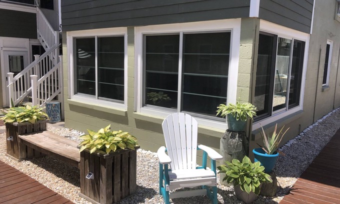 Dewey Beach Condo | Perfect Family-Friendly Condo 5 Houses from the Ocean on the Beach Block Dewey