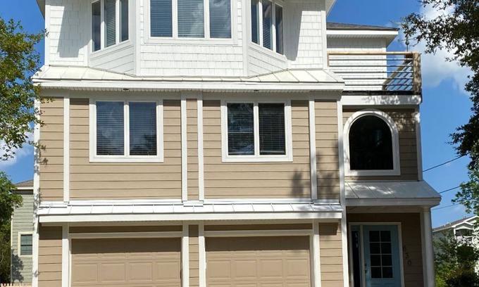 Croatan Beach House | Perfect Family Vacation Home with ELEVATOR. Partial ocean/lake views.