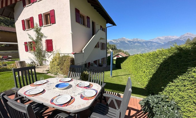 Nendaz Apartment | Perfect Mountain Condo - 4 Valleys - Swiss Alps