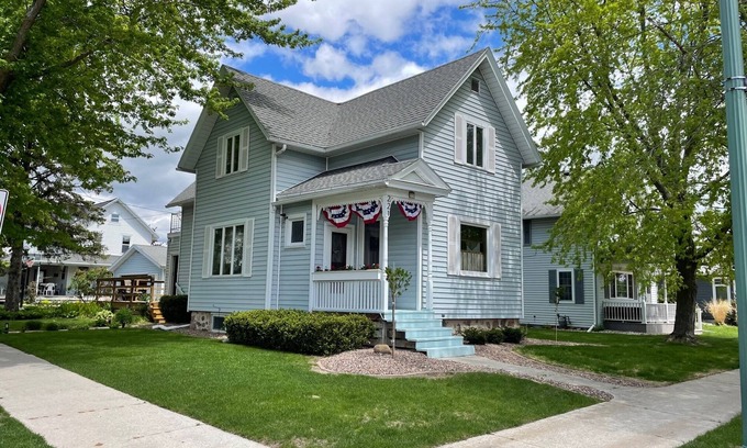 Elkhart Lake House | Perfect Rating DT Home! Walk to Beach, Eats and More! 5 Min. to Road America!