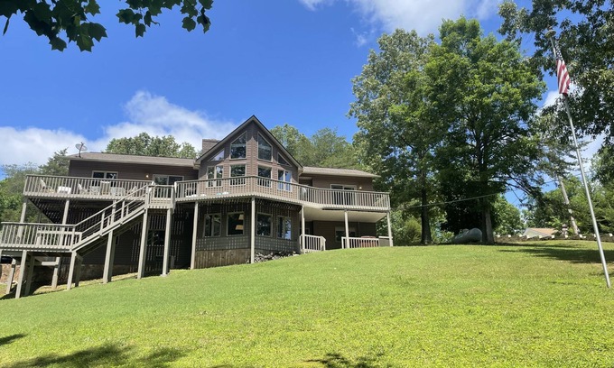 Big Creek House | Perfect Waterfront Getaway With Covered Dock