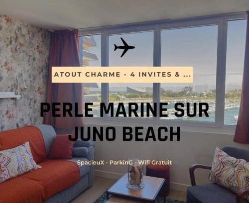 Courseulles-sur-Mer Apartment | Perle Marine - Lumineux Confortable 6p Bord de Mer