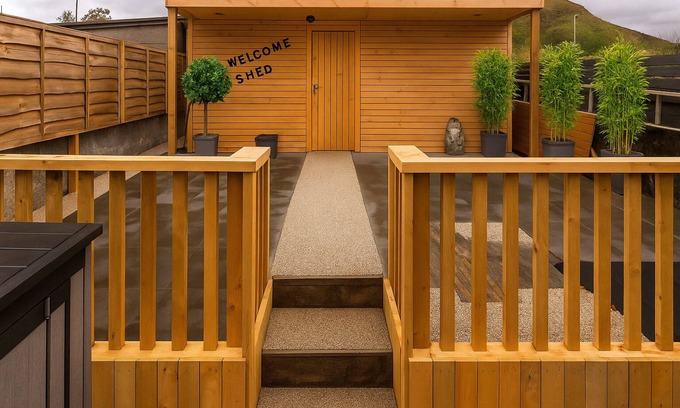 Port Talbot House | Pet-friendly accommodation with fenced garden 2 bedrooms, Secure bike shed .Cozy log burner Netflix