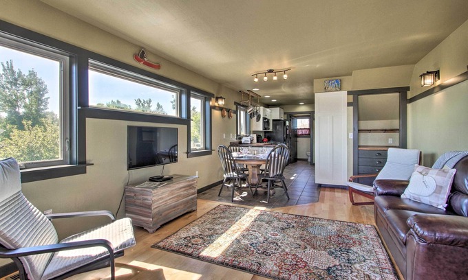 Bynum House | Pet-Friendly Choteau Townhouse with Gas Grill!