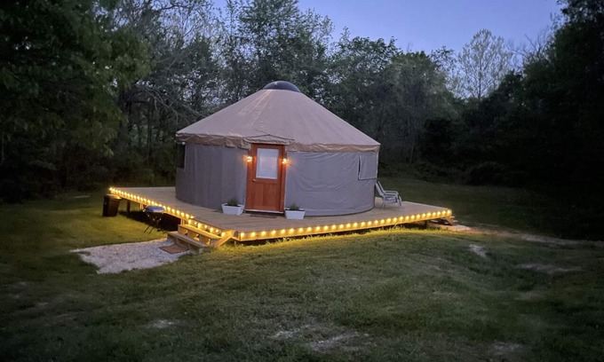 Salem RV Rental | Pet friendly glamping in a private yurt with stunning 360° views by Forest