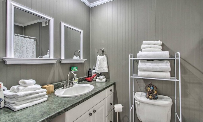 Barnstead House | Pet-Friendly Home w/Private Beach, Dock & Rafts!
