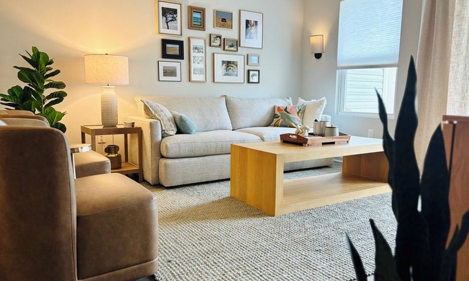 Ocean Isle Beach House | Pet friendly! King bed, smart TVs, mins to beaches from this brand new townhome