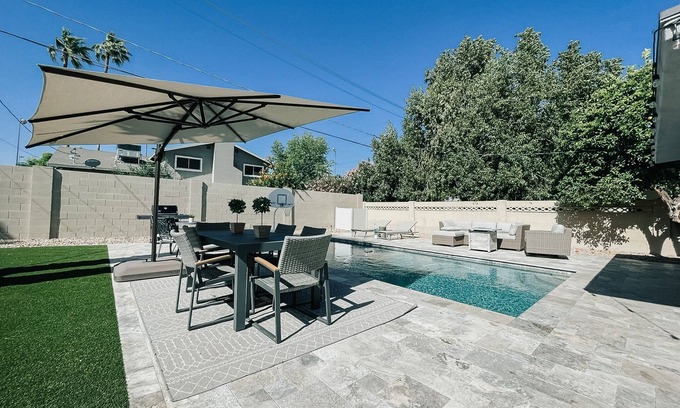 Parkcrest House | Pet-Friendly Luxury Retreat with Private Heated Pool near Old Town Scottsdale
