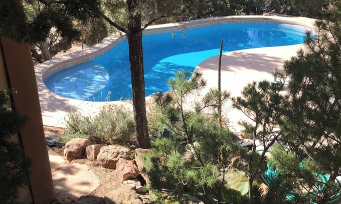 Santa Fe House | Pet friendly oasis near the Opera with stunning views! Private pool! n
