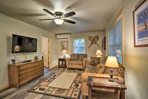 Alanson House | Pet-Friendly Petoskey Area Cabin, Walk to River!