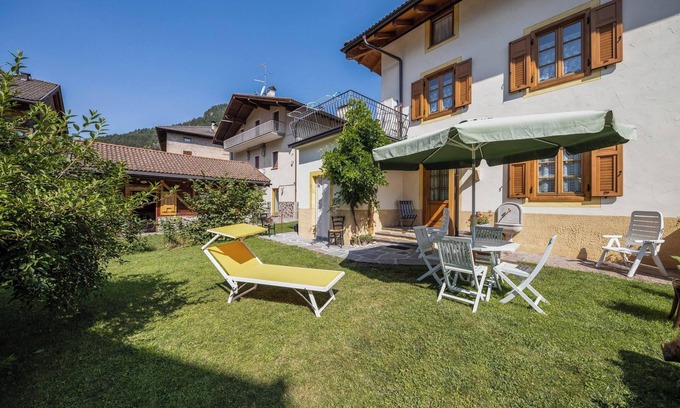 Castello-Molina di Fiemme Apartment | Pet-friendly Studio Apartment Casa Nicole with Mountain View, Wi-Fi & Garden