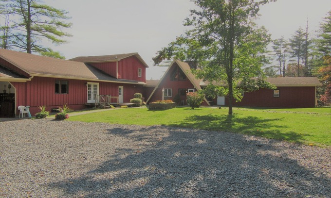 Fort Ann Cabin | Pet-Friendly, Secluded Lodge by Lake George for Outdoor Fun!