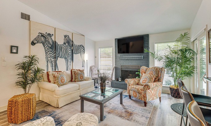 Panther Creek House | Pet-Friendly Spring Home w/Private Pool & Hot Tub