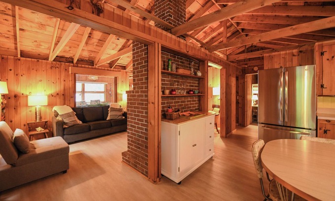 Gray Cabin | Pet Friendly waterfront home on Little Sebago Lake