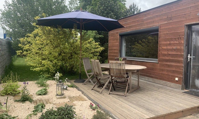 Le Thuit-de-l'Oison House | Petite Maison en Bois Avec Terrasse
