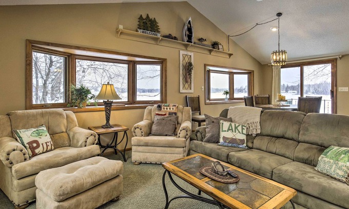 Phillips Cabin | Phillips Cabin w/Lake Views & Private Dock!