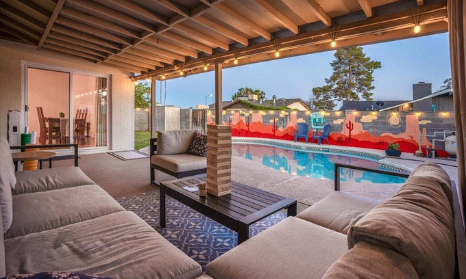 North Mountain House | Phoenix Getaway - Poolside Oasis - Outdoor Games