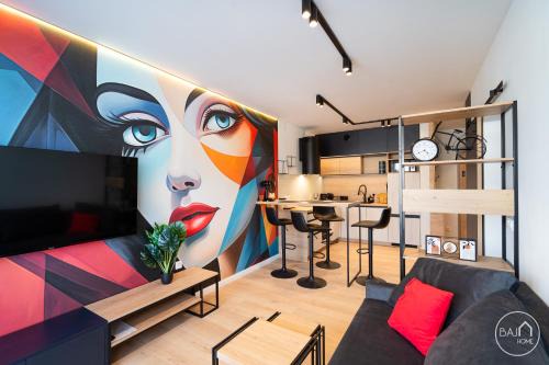 Sosnowiec Apartment | Picasso Apartment - Free Parking Place