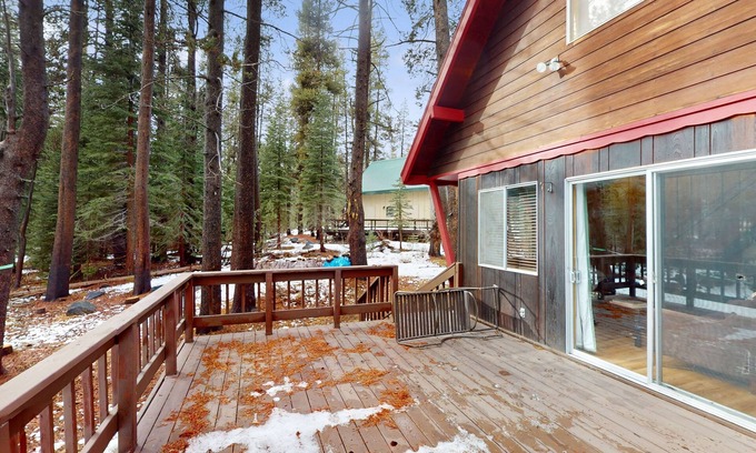 Pla-Vada Woodlands Cabin | Picturesque cabin with wood stove, deck, board games, & W/D - dog-friendly
