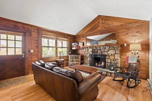 Blowing Rock House | Picturesque Riverside Cabin with Fireplace and Porch