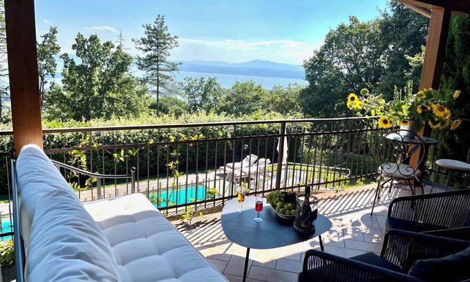 Tuoro sul Trasimeno Villa | Piece of Lake Trasimeno Paradise: Lush Hillside Private Villa & Pool
