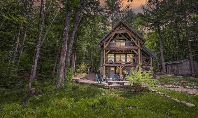 Sweden Cabin | Pine Haven | Peaceful Nature Retreat on 10 Acres + Hot Tub
