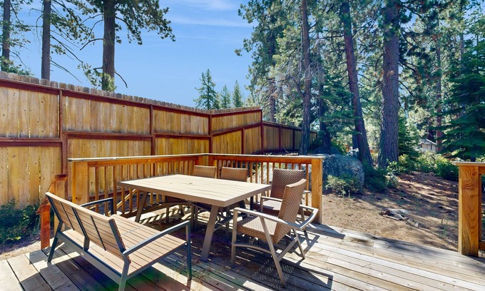 Brockway House | Pine Haven with Private Hot Tub & Deck Short Walk to Beach, Near Skiing