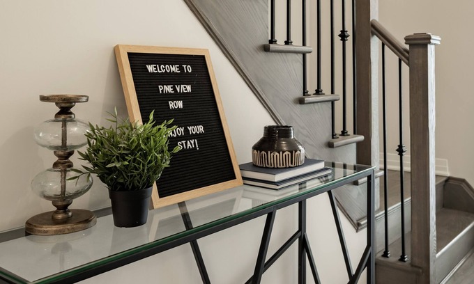 Orangeville House | Pine View Row: Luxurious Designer Townhome