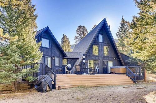 Blue River House | *Pink Moon Blue River* Retro A-Frame