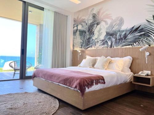 Kfardebian Hotel | Pink Sunset Beachfront Exotic Room in Batroun