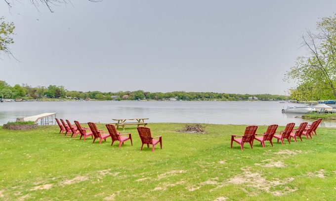 McHenry House | Pistakee Lake Estate w/Boat Dock & Launch!