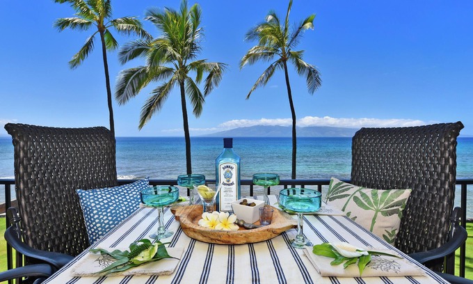 Honokowai Condo | PK L303 Kaanapali BeachFront 2BD w Ocean View Pool