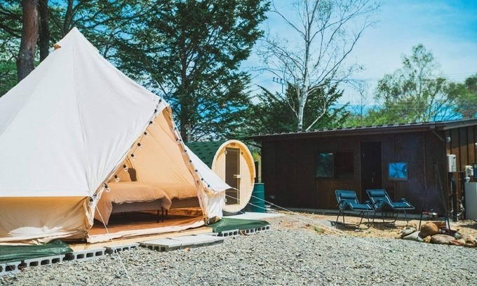 Hokuto RV Rental | Plan with private barrel sauna flat rate for up t/Beidu City Yamanashi