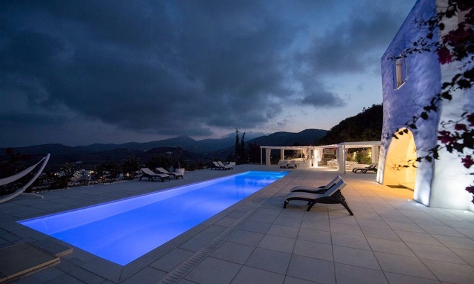 Paros Villa | Platinum Paros Villa | 6 Bedroom Villa | Private Pool & Stunning Sea and.
