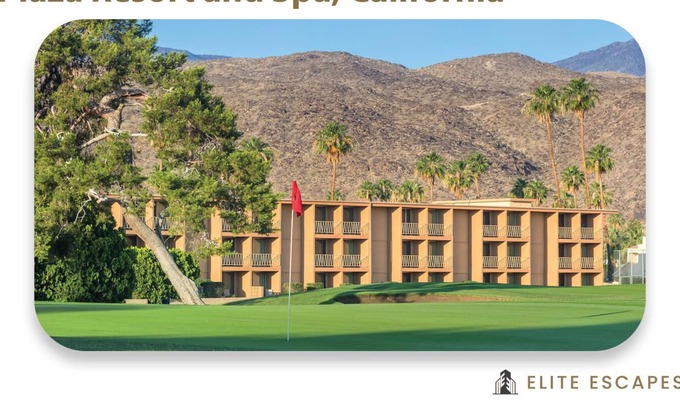 Palm Springs Resort | Plaza Resort and Spa 1bdr